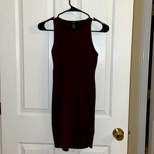 Maroon size small mini dress
